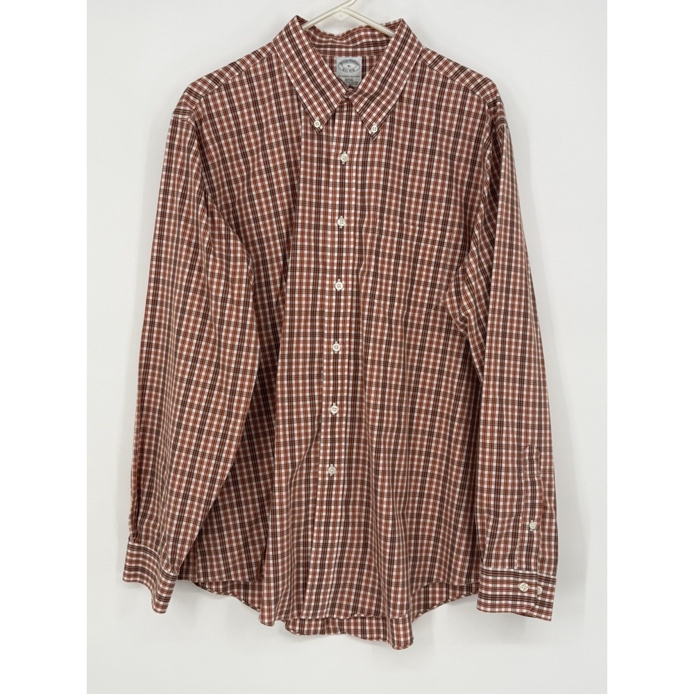 Brooks Brothers Men's Slim Fit Long Sleeve Button Down XL